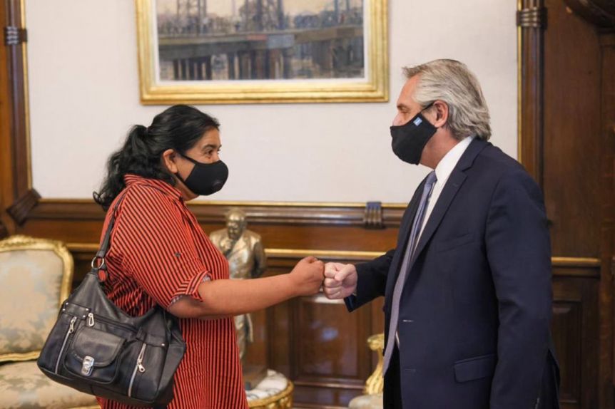 Alberto Fernández-Margarita Barrientos, la foto que cerró la grieta: críticas ultra K y anti K