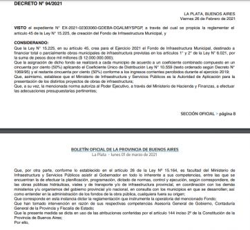 Es oficial: los municipios no podrán usar el FIM para gastos corrientes