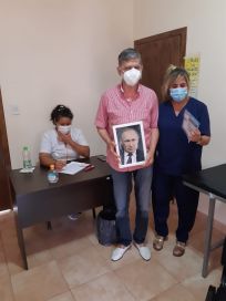 Peronista de Putin: “Chinchu” Gasparini agradeció al presidente ruso y se dio la segunda dosis