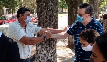 Diputado provincial que venció al Covid reapareció en un acto público