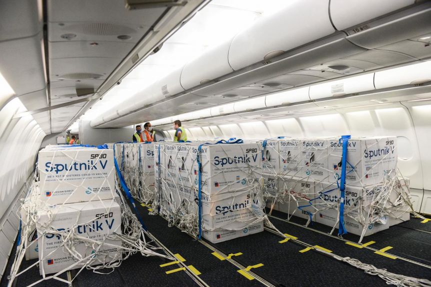 Y se fue el noveno: otro vuelo de Aerolíneas partió hacia Moscú en busca de más vacunas