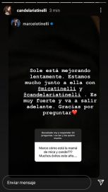 La madre de Cande y Mica Tinelli pasó por terapia intensiva