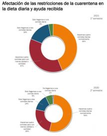 Por las consecuencias de la pandemia, el 37% de los marplatenses redujeron la cantidad o calidad de los alimentos