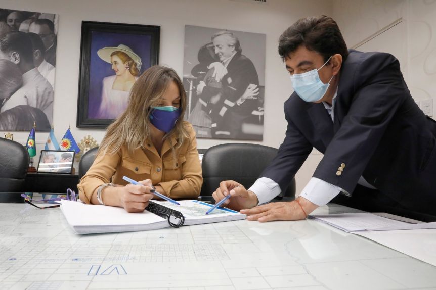 Reunión entre Espinoza y Malena Galmarini sobre una obra cloacal que beneficiaría a 450.000 vecinos