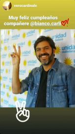 “¿Querés ser mi novio?”: la respuesta de Bianco al particular saludo por su cumpleaños