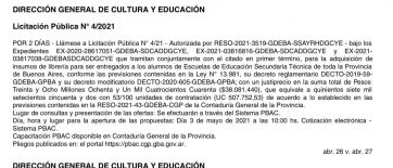 De locos: Educación licita útiles escolares mientras la Provincia pide más virtualidad