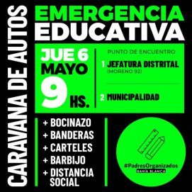 Kicillof llega a Bahía Blanca, donde lo espera una caravana pro clases presenciales