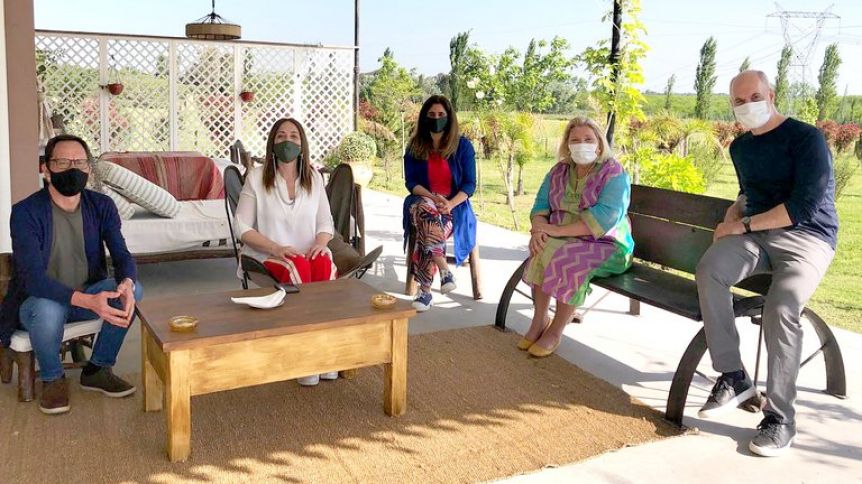 Premisa de unidad en la reunión de Carrió, Santilli, Larreta y Vidal, sin UCR ni alcaldes PRO