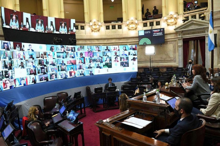 Con el voto negativo de JxC, el Senado avaló el DNU que suspendió clases en el AMBA