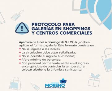 Pese a estar en Fase 2, distrito del Conurbano permite abrir shoppings y galerías