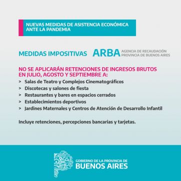 Con el confinamiento, el gobierno bonaerense lanzó nuevas medidas económicas