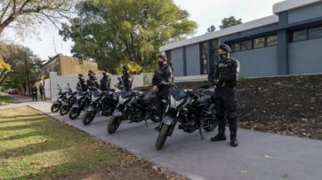 Seguridad: en Pergamino, Martínez presentó una nueva Estación de Policía, patrullas urbanas y motos