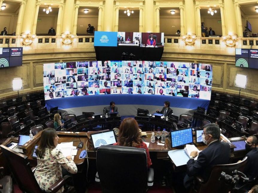 El Senado convirtió en ley la postergación de las elecciones