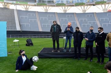 Kicillof, Maradona y “un ejemplo de fuerza, energía y entrega”