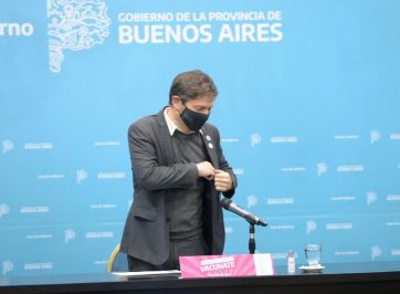 Kicillof anunció la extensión de la vacunación libre para grupos prioritarios