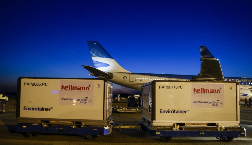Llega esta tarde al país un avión de China con vacunas Sinopharm