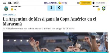 Las tapas del mundo reflejan el triunfo de Argentina