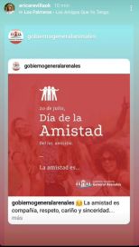 La política celebró el Día del Amigo