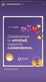 La política celebró el Día del Amigo