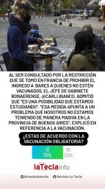 La contundente opinión de los lectores de La Tecla sobre la vacunación obligatoria
