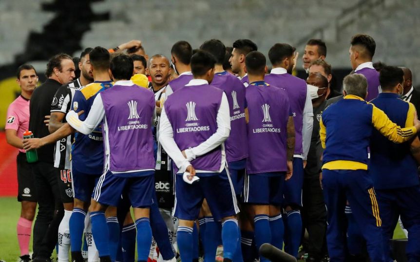 Tras los incidentes, Boca deberá pagar una multa para poder salir de Brasil