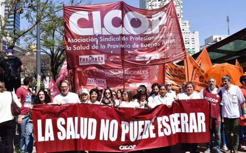 Médicos bonaerenses preparan una jornada nacional de lucha