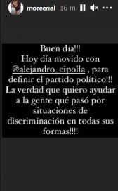 Morena Rial se lanza en la política y explicó sus motivos