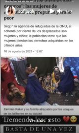 Los famosos  opinaron sobre la situación en Afganistán