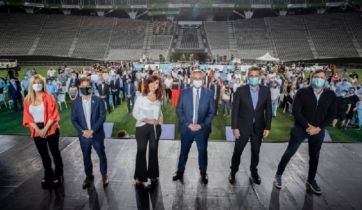 El Frente de Todos arenga a su tropa en La Plata