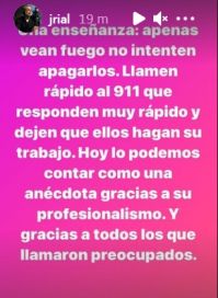 Jorge Rial tras el incendio en su vivienda: 