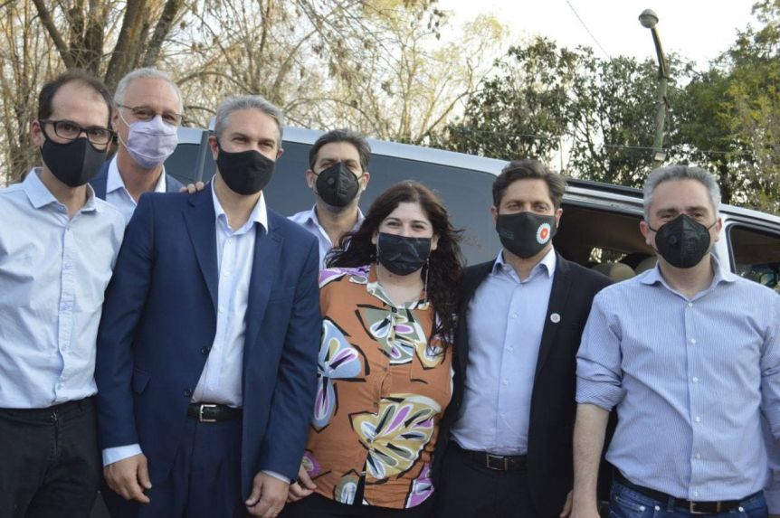 Con el objetivo de destrabar el Senado, Kicillof se metió de lleno en la campaña