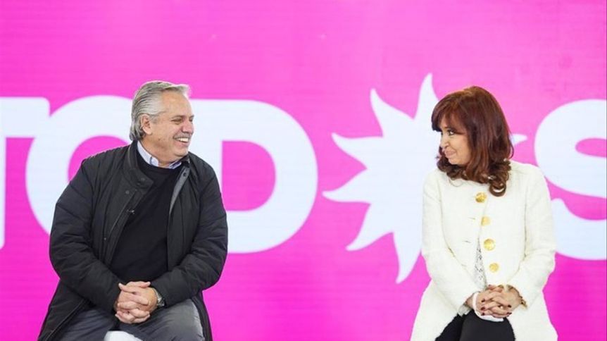 Alberto y Cristina se verán las caras para el cierre de campaña del Frente de Todos
