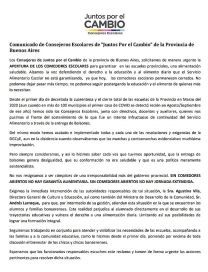 Juntos exige la apertura “de manera urgente” de los comedores escolares