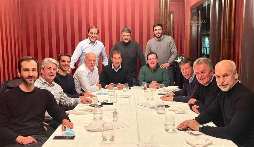 El Grupo Dorrego, de cena y festejo tras las PASO de Juntos