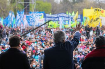 En modo campaña: Alberto dijo que el Gobierno escuchó 