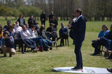 Con Garro y Abad, Juntos presentó la lista unificada de candidatos en La Plata