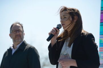 Con Garro y Abad, Juntos presentó la lista unificada de candidatos en La Plata