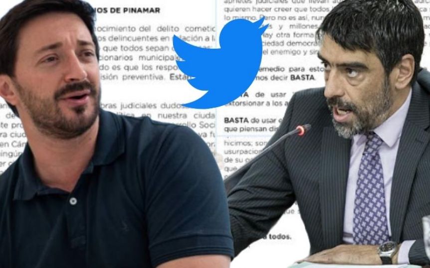 Picante cruce tuitero tras la indagatoria al intendente de Pinamar