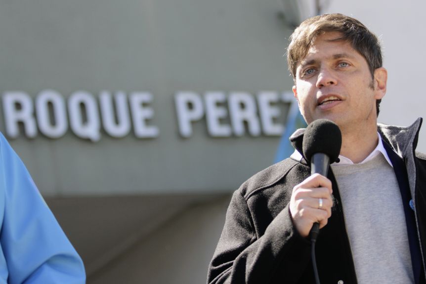 En busca de la llave del Senado, Kicillof volvió a la Séptima