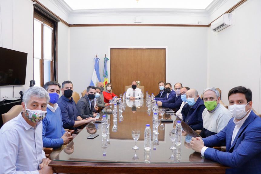 Campaña y obras, ejes de la reunión de Insaurralde y Álvarez Rodríguez