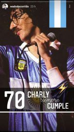 La política celebró los 70 años de Charly García en las redes sociales