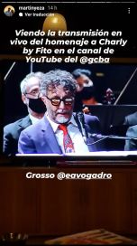 La política celebró los 70 años de Charly García en las redes sociales