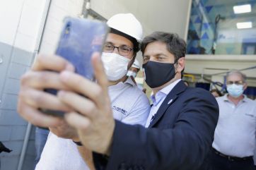 Con eje en la producción, Kicillof volvió a visitar el Conurbano