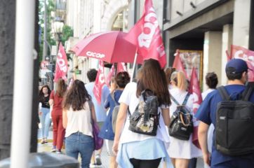 Reclamo caliente: médicos bonaerenses instalaron una carpa sanitaria en el Congreso