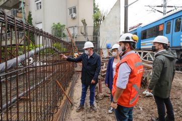 Avanzan obras ferroviarias en Almirante Brown y Lomas de Zamora