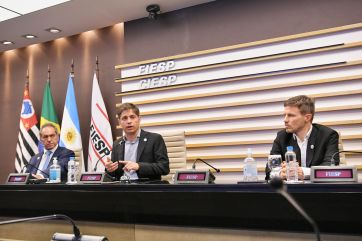 Kicillof: “Hay mucho interés del empresariado brasileño y paulista en trabajar con la Provincia”