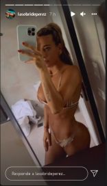 En bikini, Sol Pérez posó frente al espejo y se robó todas las miradas