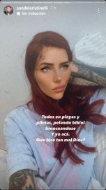 Cande Tinelli reaccionó ante las agresiones que recibió y amenazó con bloquear a todos