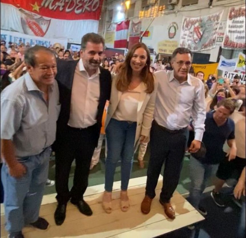 Con Ritondo y Finocchiaro como escuderos, Vidal volvió al Conurbano