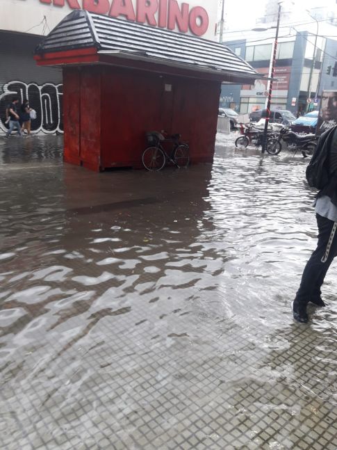 Temporal: se registraron inundaciones por las fuertes lluvias